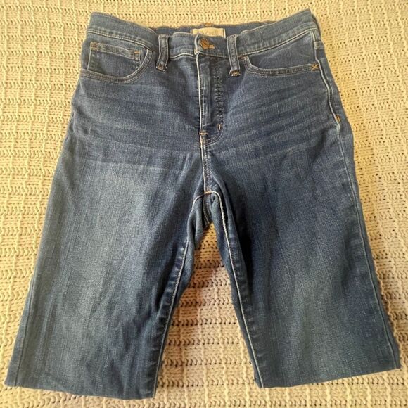 Madewell Women’s Roadtripper Jeans – 28 Petite, Dark Wash Skinny Stretch Denim - Picture 2 of 11